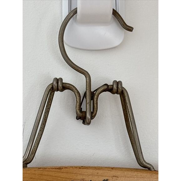 Setwell Hangers Lot Of 3 Vintage Wood Suit Pants Made In USA Strong Classic - Picture 4 of 16